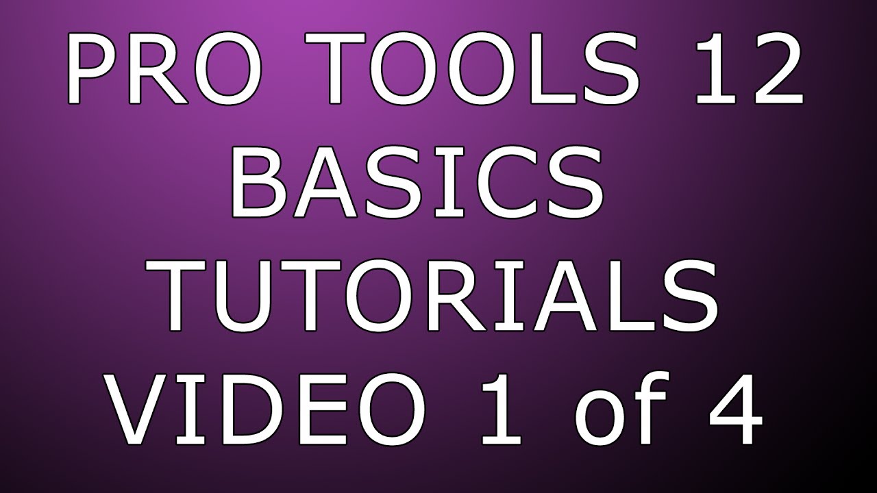 How To Set Up Pro Tools Soundbase